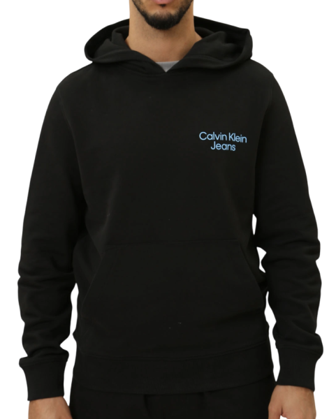 Худи с логотипом мужское / Черный / 46