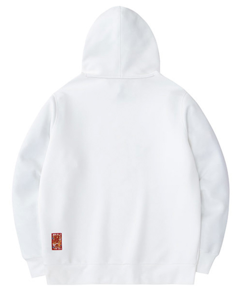 Худи с принтом мужское / Белый / 50