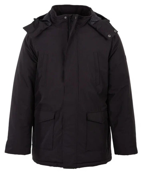 Куртка с капюшоном мужская / Черный / 54