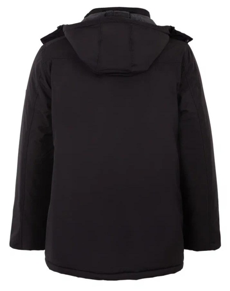 Куртка с капюшоном мужская / Черный / 54