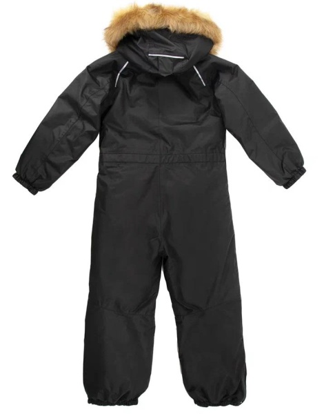 Комбинезон утепленный для девочки / Черный / 140