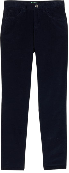 Брюки женские из микровельвета / Синий / 40