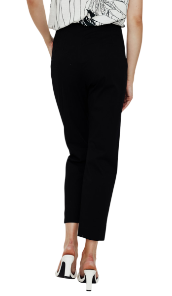 Брюки из хлопка женские / Черный / 40