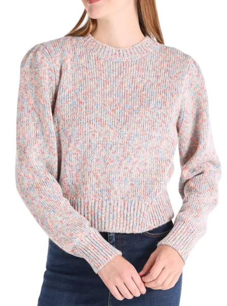 Свитер фактурной вязки женский / Черный / 44