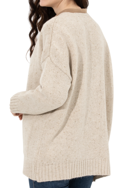 Кардиган удлиненный женский / Бежевый / 48