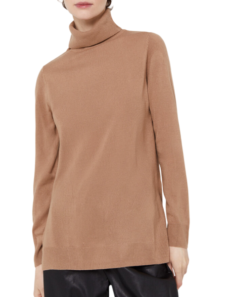 Водолазка женская базовая / Бежевый / 50