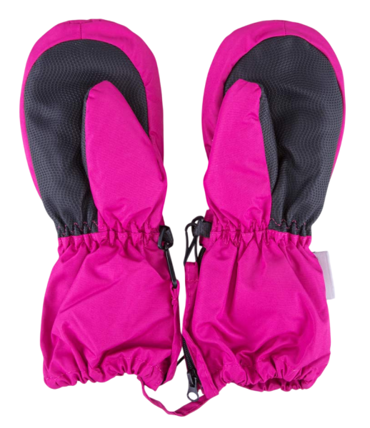 Варежки водонепроницаемые для девочки / Розовый / 11