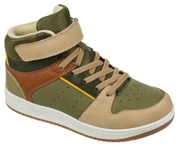 Кеды высокие для мальчика / Хаки / 40