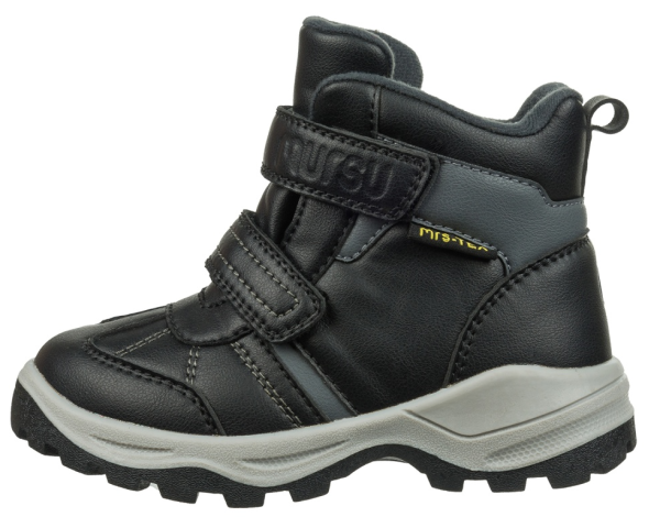 Ботинки на липучке для мальчика / Серый / 35