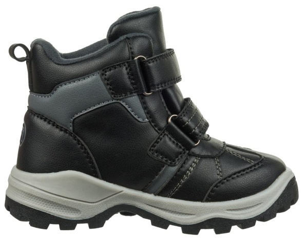 Ботинки на липучке для мальчика / Серый / 35