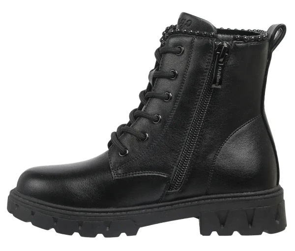 Ботинки высокие для девочки / Черный / 32