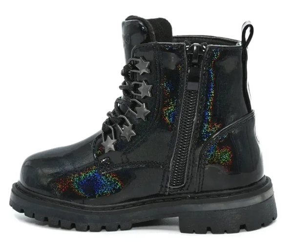 Ботинки утепленные для девочки / Черный / 25