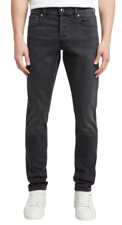 Джинсы зауженные мужские / Серый / 48