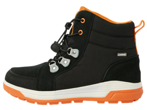 Ботинки водонепроницаемые демисезонные детские / Черный / 27