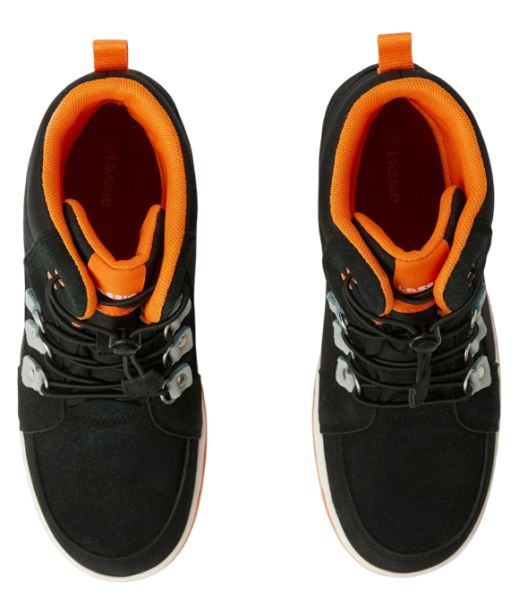 Ботинки водонепроницаемые демисезонные детские / Черный / 27