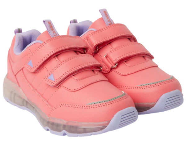 Кроссовки с подсветкой для девочки / Розовый / 35