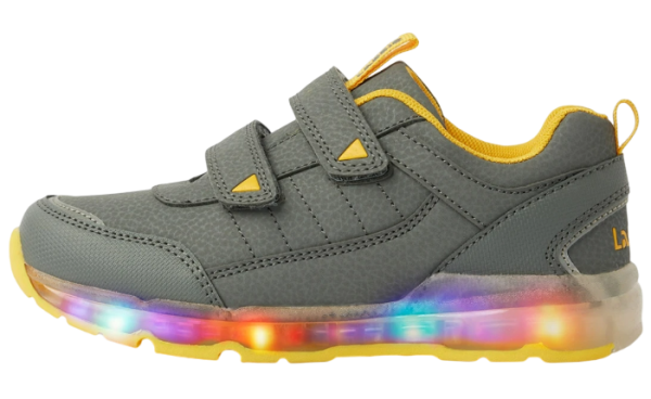Кроссовки с подсветкой для мальчика / Серый / 34