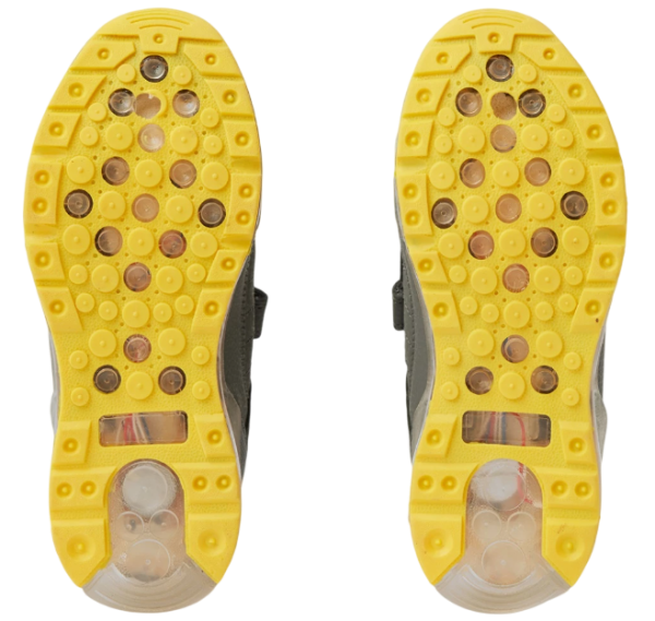 Кроссовки с подсветкой для мальчика / Серый / 34