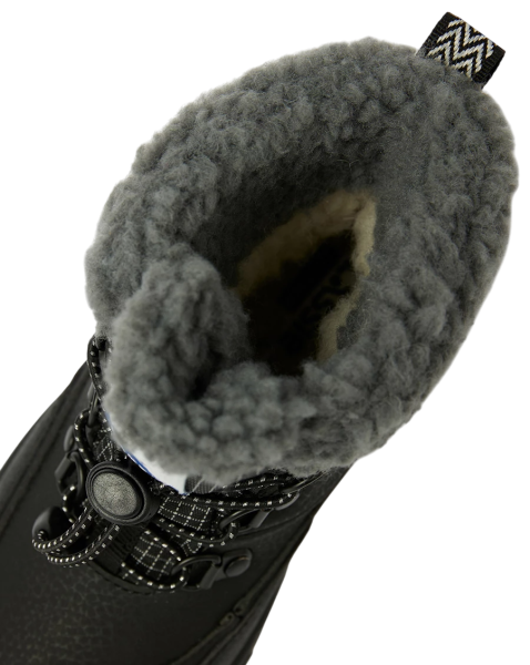 Ботинки водонепроницаемые зимние для мальчика / Черный / 21