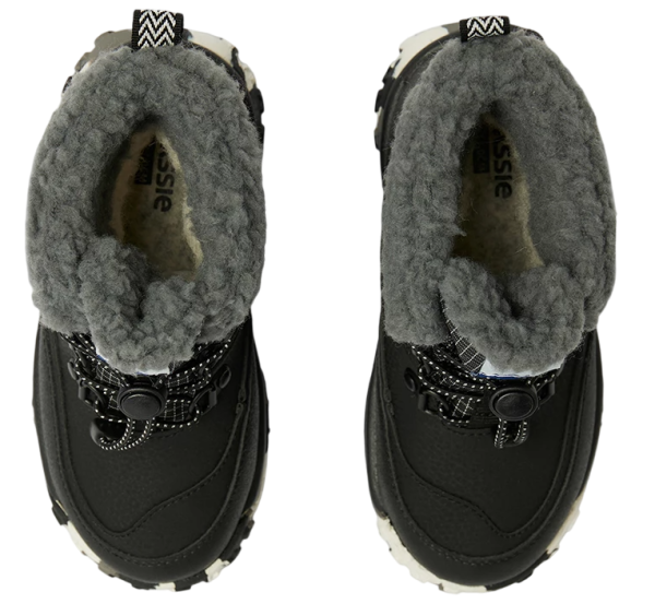 Ботинки водонепроницаемые зимние для мальчика / Черный / 21