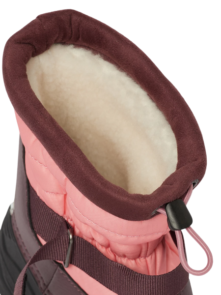 Сапоги утепленные демисезонные для девочки / Бордовый / 32