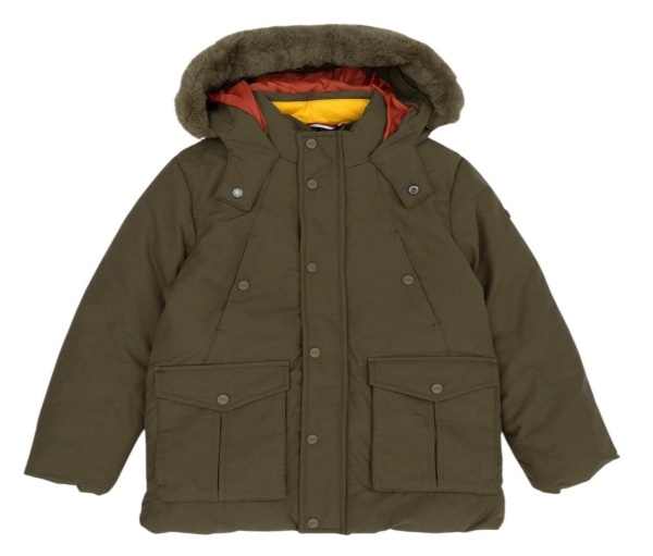Куртка-парка для мальчика / Хаки / 98