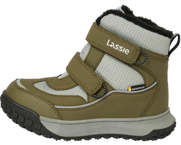 Ботинки водонепроницаемые зимние для мальчика / Зеленый / 38