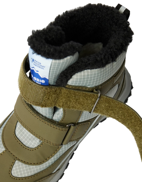 Ботинки водонепроницаемые зимние для мальчика / Зеленый / 38