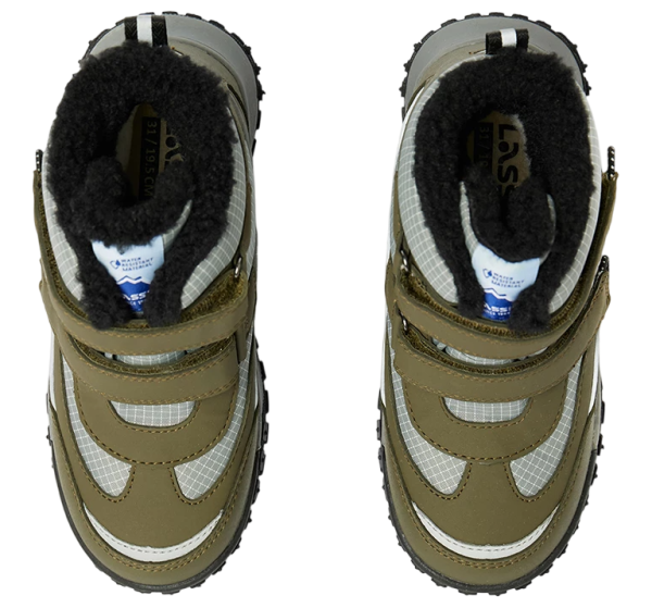 Ботинки водонепроницаемые зимние для мальчика / Зеленый / 38