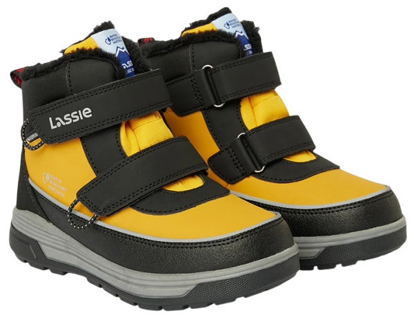 Ботинки водонепроницаемые зимние для мальчика / Желтый / 37