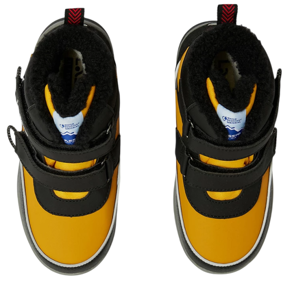 Ботинки водонепроницаемые зимние для мальчика / Желтый / 37