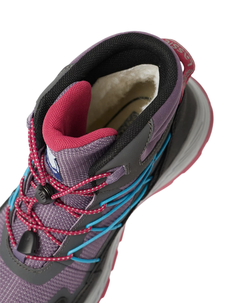 Ботинки водонепроницаемые зимние для девочки / Серый / 34