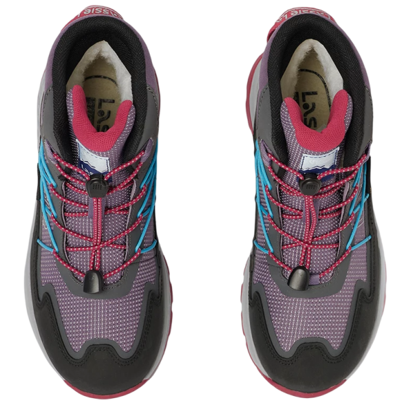 Ботинки водонепроницаемые зимние для девочки / Серый / 34