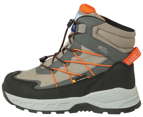 Ботинки водонепроницаемые зимние для мальчика / Серый / 34