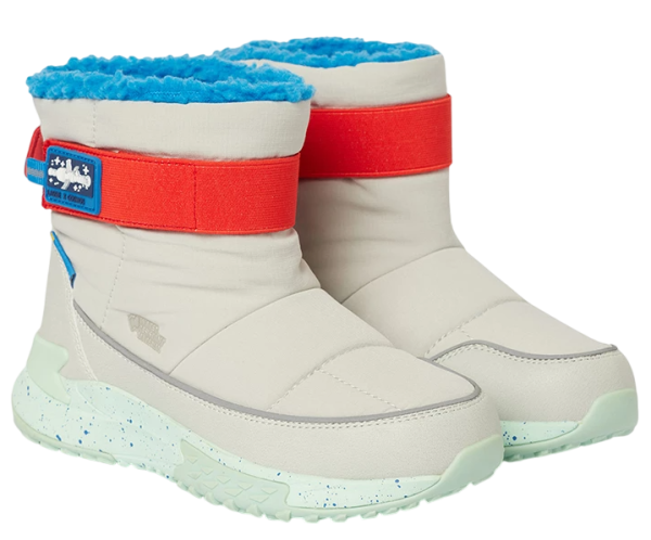 Сапоги водонепроницаемые демисезонные детские / Белый / 41