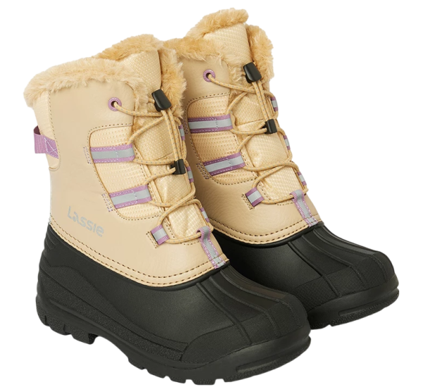 Сапоги утепленные демисезонные для девочки / Бежевый / 36