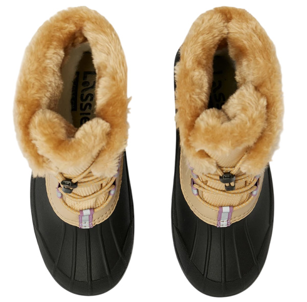 Сапоги утепленные демисезонные для девочки / Бежевый / 36