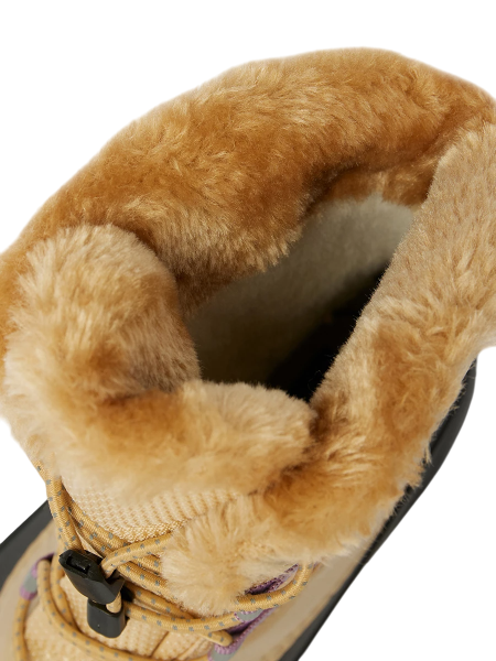 Сапоги утепленные демисезонные для девочки / Бежевый / 36