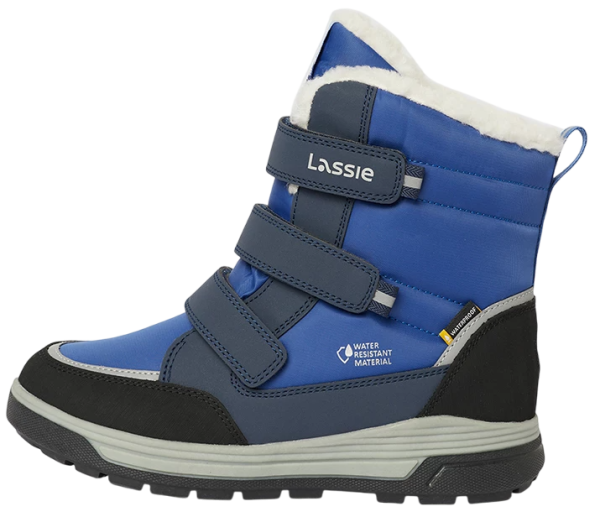 Ботинки водонепроницаемые зимние для мальчика / Синий / 34