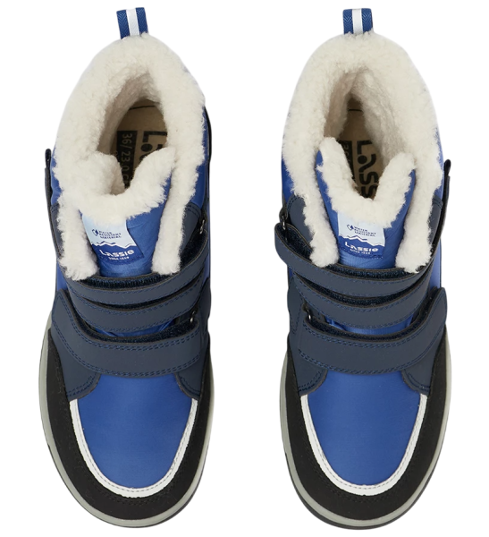 Ботинки водонепроницаемые зимние для мальчика / Синий / 34