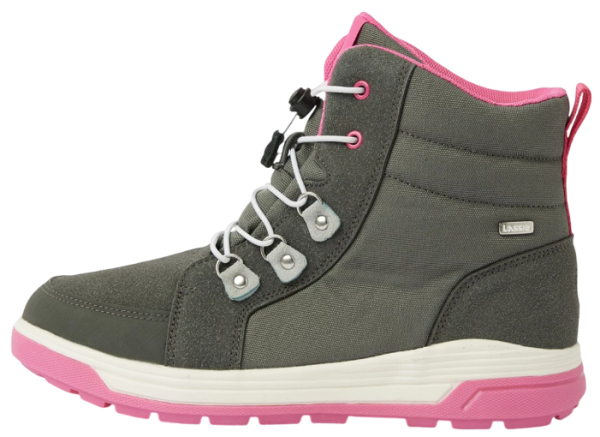 Ботинки водонепроницаемые демисезонные для девочки / Серый / 33