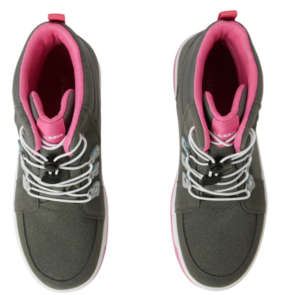 Ботинки водонепроницаемые демисезонные для девочки / Серый / 33