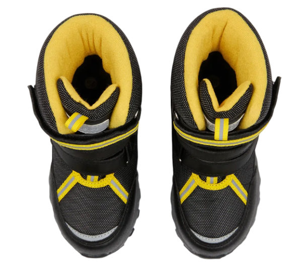 Ботинки водонепроницаемые для мальчика / Черный / 25