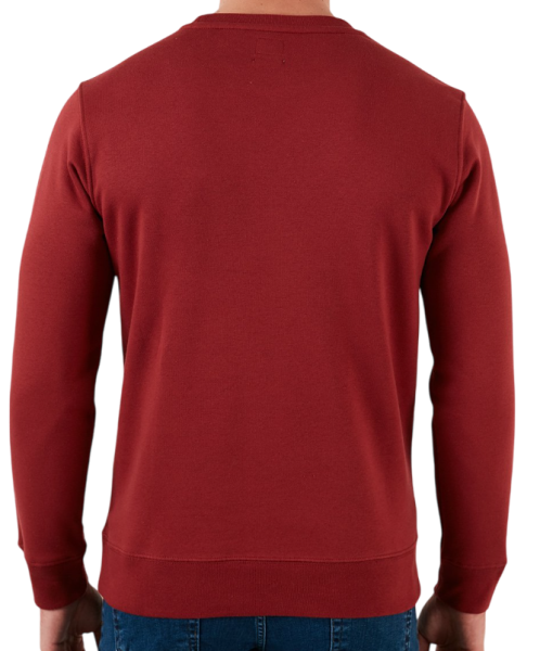 Свитшот с логотипом мужской / Бордовый / 46
