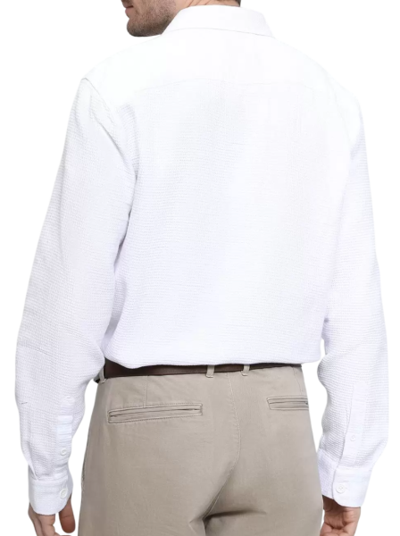 Рубашка прямого кроя мужская / Белый / 50