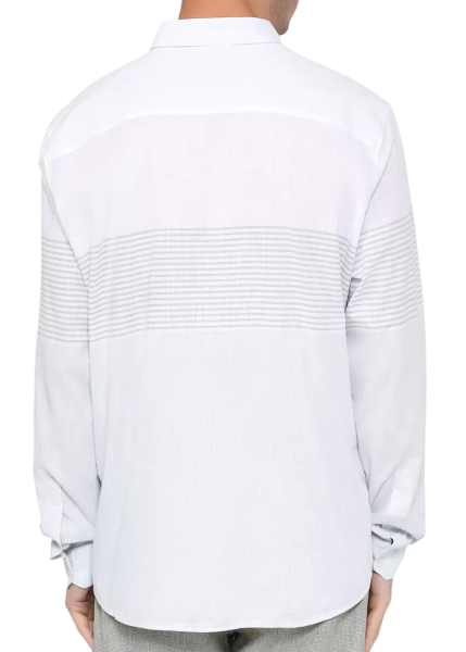 Рубашка прямого кроя мужская / Белый / 52