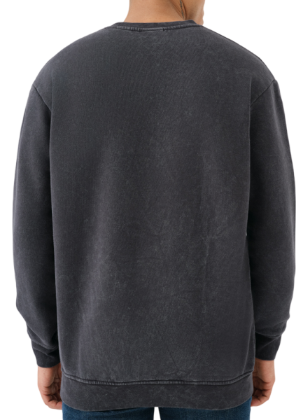 Свитшот хлопковый мужской / Темно-серый / 46