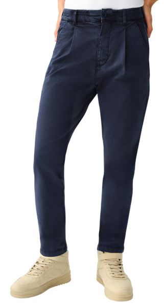 Брюки зауженные мужские / Синий / 50