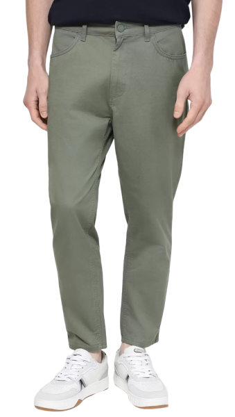 Брюки зауженные мужские / Хаки / 48