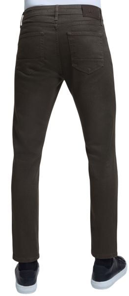 Брюки зауженные мужские / Хаки / 46